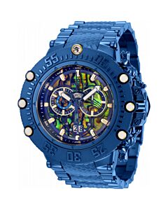 Men's Subaqua Chronograph Stainless Steel Blue Dial Watch