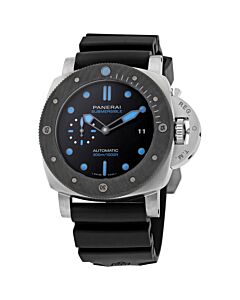 Men's Submersible BMG-Tech Rubber Black Dial Watch