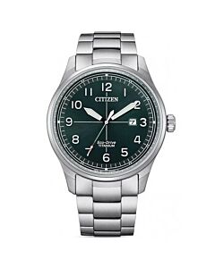 Men's Super Titanium Grey Green Dial Watch