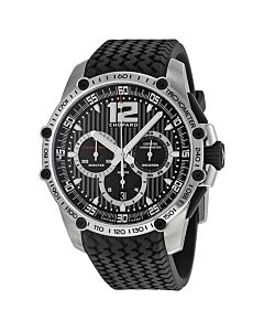 Men's Superfast Chrono Chronograph Rubber Grey Dial Watch
