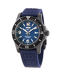 Men's Superocean 46 Rubber (Diver Pro III) Blue Dial Watch