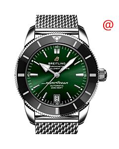 Men's Superocean Heritage Stainless Steel Green Dial Watch