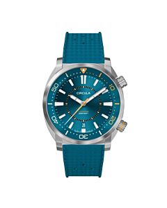 Men's Supersport Rubber Blue Dial Watch