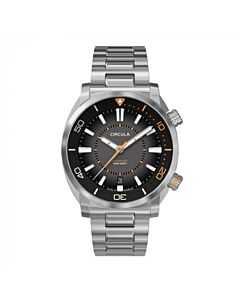 Men's Supersport Stainless Steel Black Dial Watch
