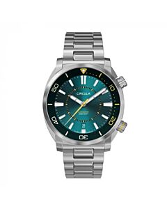Men's Supersport Stainless Steel Green Dial Watch