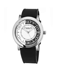 Men's Symphony Silicone White Dial Watch