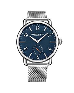 Men's Symphony Stainless Steel Blue Dial Watch