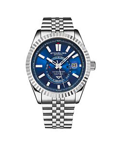 Men's Symphony Stainless Steel Blue Dial Watch