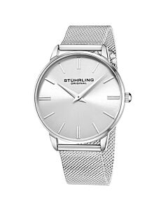 Men's Symphony Stainless Steel Silver-tone Dial Watch