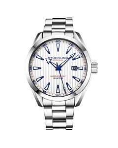 Men's Symphony Stainless Steel White Dial Watch