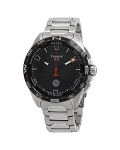 Men's T-Touch Chronograph Titanium Black Dial Watch