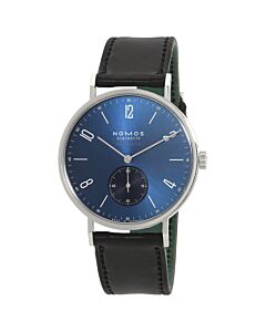 Men's Tangente Neomatik Leather Blue Dial Watch