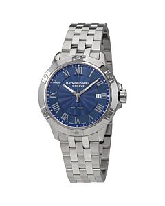 Men's Tango Stainless Steel Blue Dial Watch