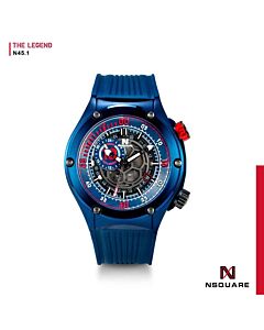 Men's The Legend Rubber Blue Dial Watch