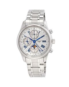 Men's The Longines Master Collection Chronograph Stainless Steel Silver Dial Watch
