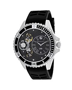 Men's Tide Rubber Black Dial Watch