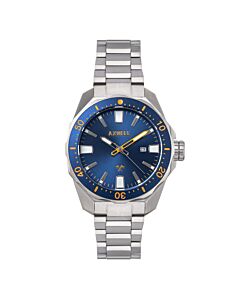 Men's Timber Stainless Steel Blue Dial Watch