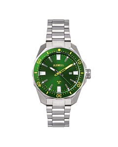 Men's Timber Stainless Steel Green Dial Watch