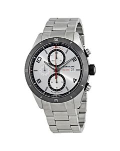Men's TimeWalker Chronograph Stainless Steel Silver Dial