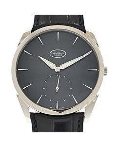 Men's Tonda 1950 Leather Black Dial Watch