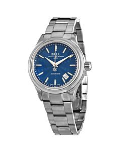 Mens-Trainmaster-Stainless-Steel-Blue-Dial-Watch