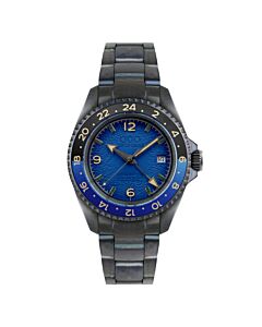 Men's Trecento Stainless Steel Blue Dial Watch
