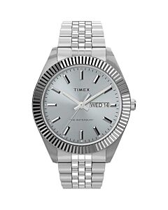 Men's Trend Stainless Steel Silver Dial Watch