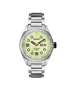 Men's Tri-Hawk Tritium Stainless Steel Green Dial Watch