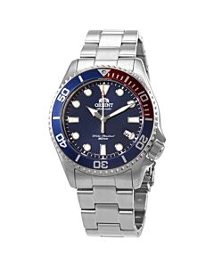 Men's Triton Stainless Steel Blue Dial Watch