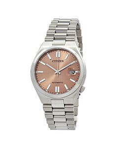 Men's Tsuyosa Stainless Steel Warm Sand Dial Watch