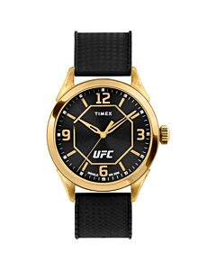 Men's UFC Street Silicone Black Dial Watch