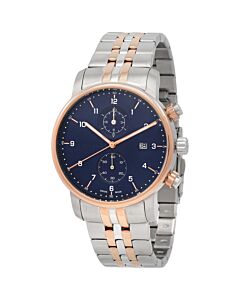 Men's Urban Classic Chronograph Stainless Steel Blue Dial Watch