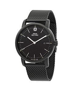Men's Urban Classic Stainless Steel Black Dial Watch