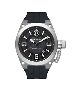 Men's Valiant Silicone Black Dial Watch