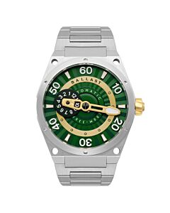 Men's Valiant Stainless Steel Green Dial Watch