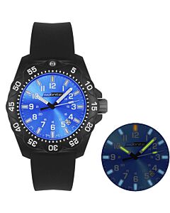 Mens-Valor-T100-Tritium-Illuminated-Rubber-Blue-Dial-Watch