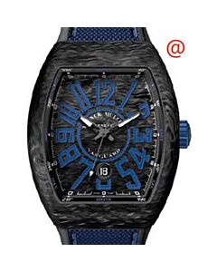 Men's Vanguard Alligator Black Dial Watch