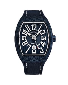 Mens-Vanguard-Blue-Sea-Rubber-Blue-Dial-Watch