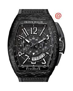Men's Vanguard Chronograph Alligator Black Dial Watch