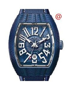 Men's Vanguard Classical Leather Blue Dial Watch