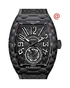 Men's Vanguard Cobra Rubber Black Dial Watch
