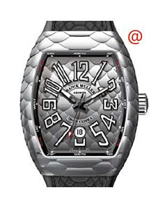 Men's Vanguard Cobra Rubber Silver-tone Dial Watch