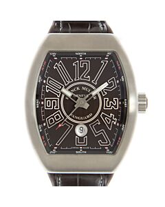 Men's Vanguard Leather Brown Dial Watch