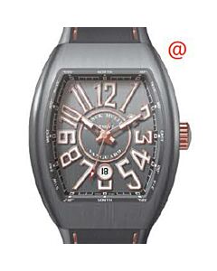 Men's Vanguard Leather Grey Dial Watch