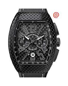 Men's Vanguard PXL Chronograph Rubber Black Dial Watch