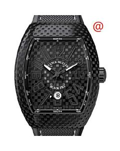 Men's Vanguard PXL Rubber Black Dial Watch