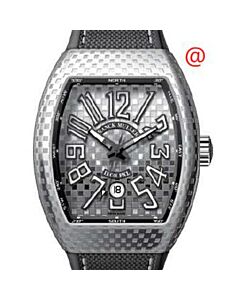 Men's Vanguard PXL Rubber Silver-tone Dial Watch