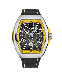 Mens-Vanguard-Racing-Rubber-Black-Dial-Watch