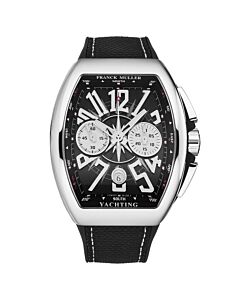 Men's VanguardYACT Chronograph Rubber Black Dial Watch