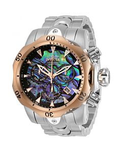 Men's Venom Chronograph Stainless Steel Green (Abalone) Oyster Dial Watch